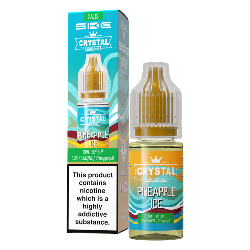 SKE Crystal Original PINEAPPLE ICE Nic Salt 10ml-20mg